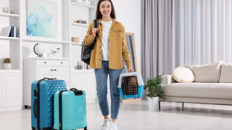 Travelling on the same flight as your pet